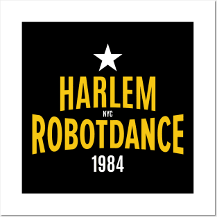 Harlem Robot Dance 1984: Unleash Your Inner B-Boy Posters and Art